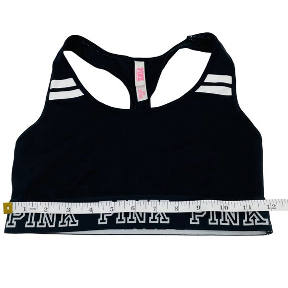 Pink - Crop Sports Bra - Black - Small - Picture 5 of 5